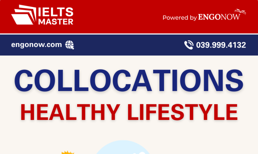 từ vựng collocations chủ đề healthy lifestyle